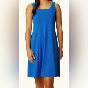 Columbia Omni shade sun protection dress moisture wick fabric Sz small